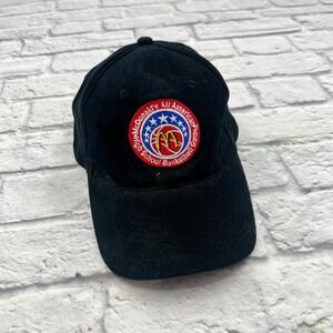 Vintage McDonalds All American Basketball Games Hat Boston 2000 Black Strapback